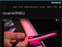 Tablet Screenshot of emrahhatipoglu.com